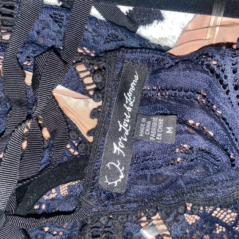 For Love and Lemons Black Emerie Cut Out Dress M - Picture 3 of 4